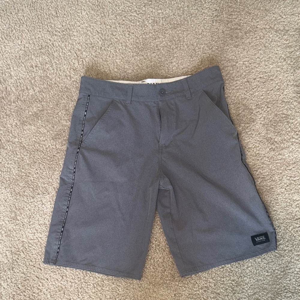 Vans light grey Flat Front Men's Shorts